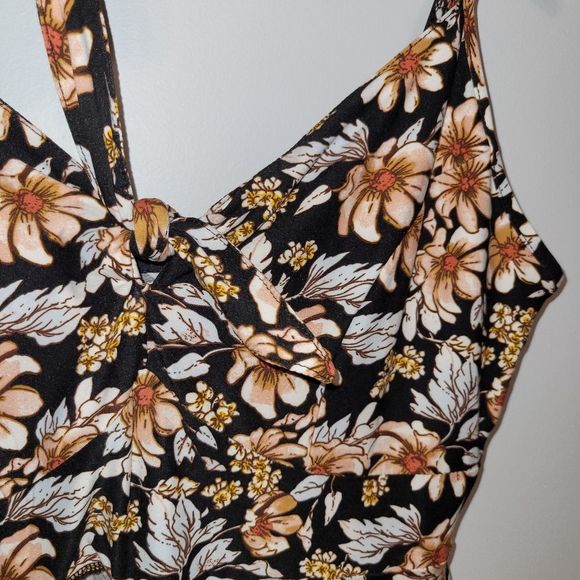 Lily Morgan Super Soft Floral Dress with Spaghetti Straps - Picture 8 of 10
